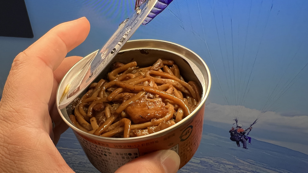 富士宮やきそば　開けてみた　缶詰