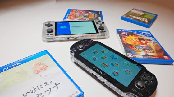 PlayStation VITAとRetroid Pocket 4 Pro