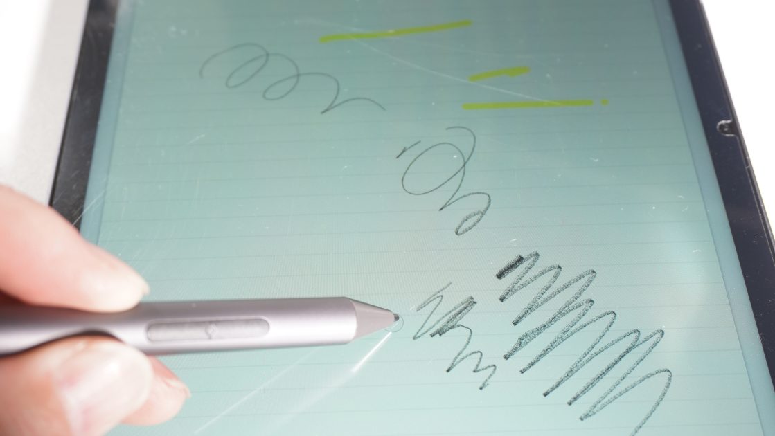 BEKOQURD T4のペンの性能　筆圧検知に対応