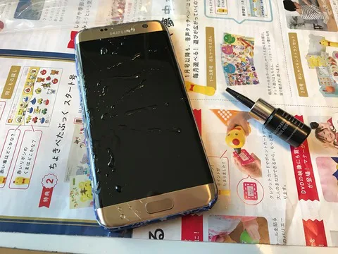 Galaxy S7 Edge スマホディスプレイが割れてしまったので修理に挑戦 ニューガジェット三昧